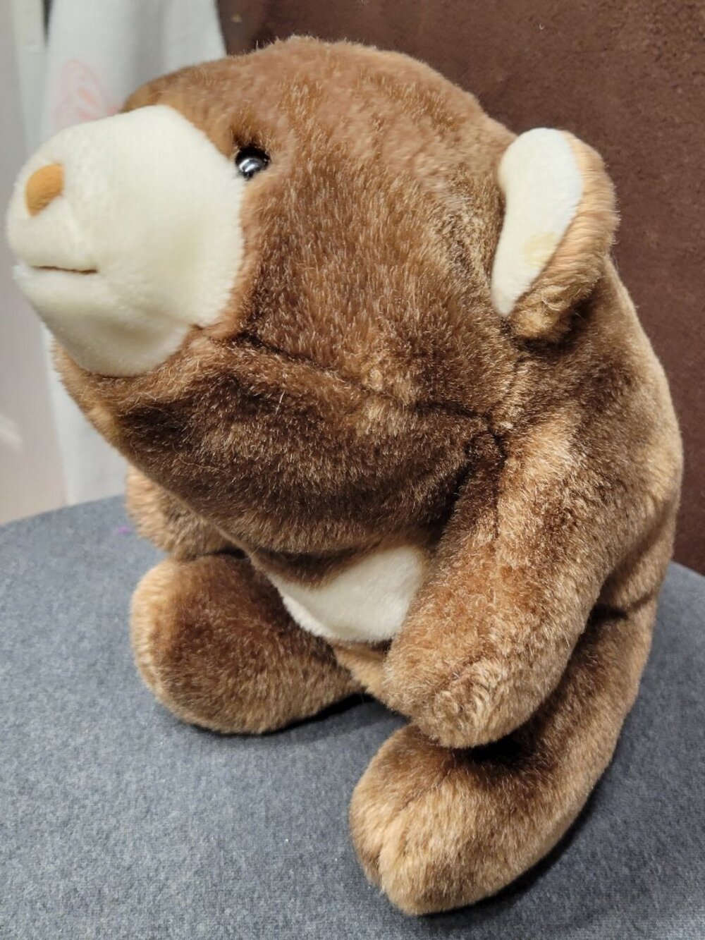 Gund bear plush  brown 13 inches like new condition